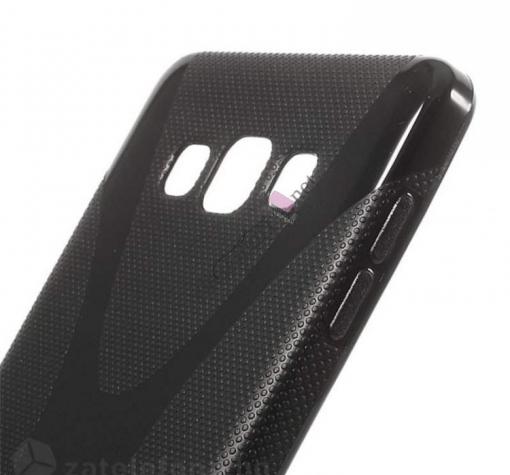 Силиконов калъф / гръб / TPU X Line за Samsung J7 2016 J710 - черен — снимка 2