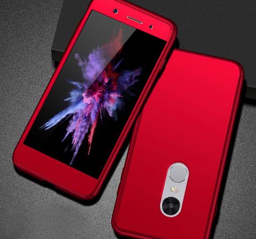 Твърд гръб Magic Skin 360° FULL за Xiaomi Redmi 5 - червен