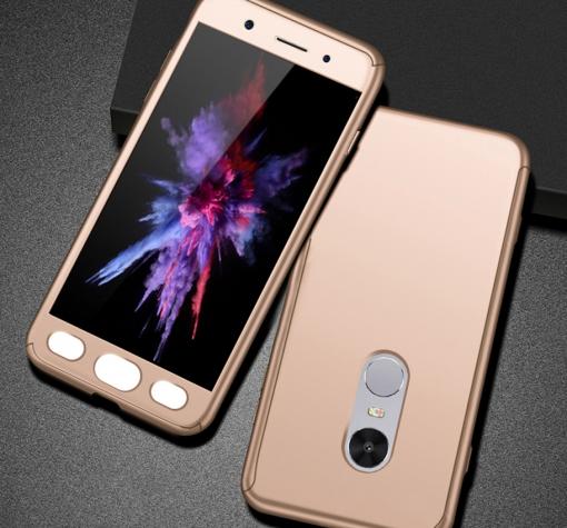 Твърд гръб Magic Skin 360° FULL за Xiaomi Redmi 5 Plus - златист