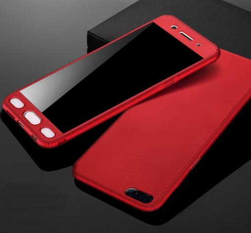 Твърд гръб Magic Skin 360° FULL за Huawei Y5 2018 - червен