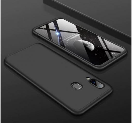 Твърд гръб Magic Skin 360° FULL за Huawei Y6 2019 / Honor 8A - черен