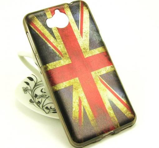 Силиконов калъф / гръб / TPU за Huawei Y5 2017 / Huawei Y6 2017 - Retro British Flag