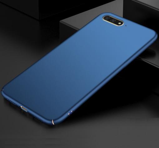 Луксозен твърд гръб за Huawei Y6 2018 - син