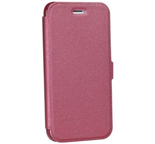Кожен калъф Flip тефтер със стойка за Samsung J3 / J3 2016 J320 - Бордо / Flexi
