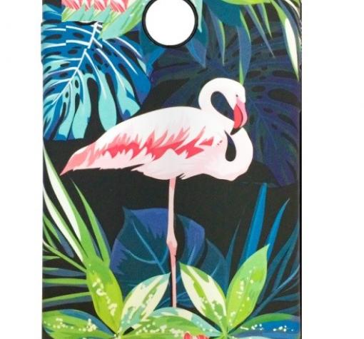 Силиконов калъф / гръб / TPU LUXO за Huawei Y6 2018 / Honor 7A - розово фламинго