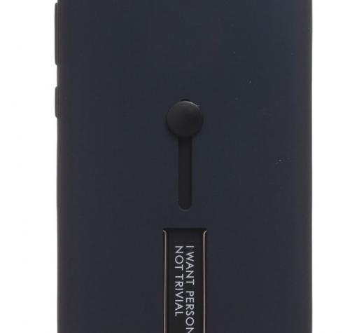 Луксозен гръб Vennus Hybrid Armor със стойка за Samsung S8 G950 - тъмно син