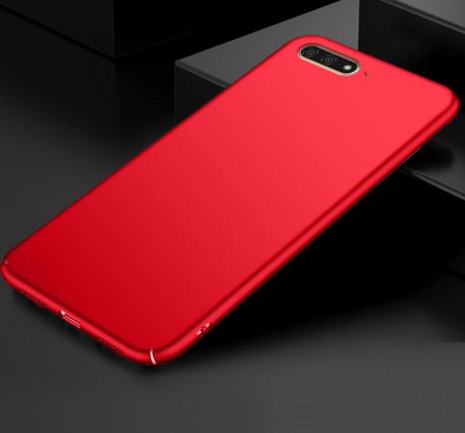 Луксозен твърд гръб за Huawei Y6 2018 - червен
