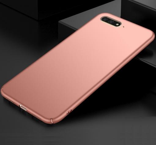 Луксозен твърд гръб за Huawei Y6 2018 - Rose Gold