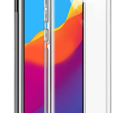 Удароустойчив силиконов калъф за Huawei Y6 2018 - прозрачен