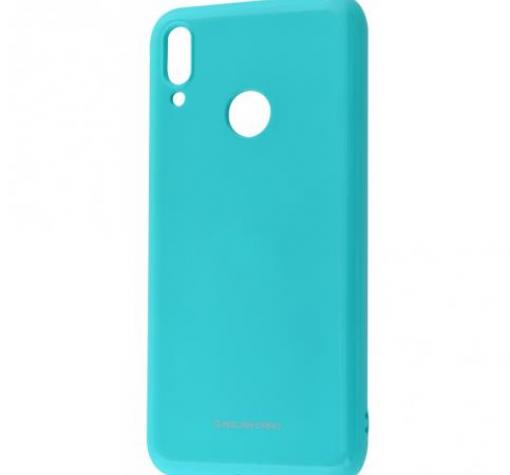 Силиконов калъф / гръб / Molan Cano Glossy Jelly Case за Huawei Y7 2019 - мента / гланц / брокат
