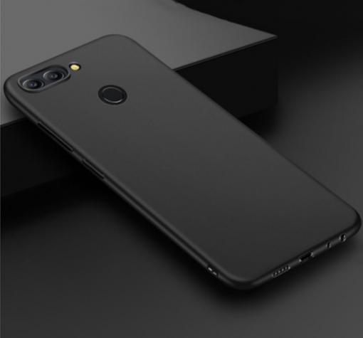 Силиконов калъф / гръб / TPU за Huawei Y7 2018 - черен / мат