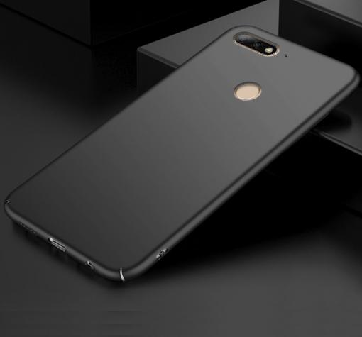 Луксозен твърд гръб за Huawei Y7 2018 / Y7 2018 Prime - черен