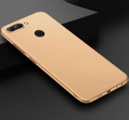 Силиконов калъф / гръб / TPU за Apple iPhone 7 Plus / iPhone 8 Plus - златист / мат