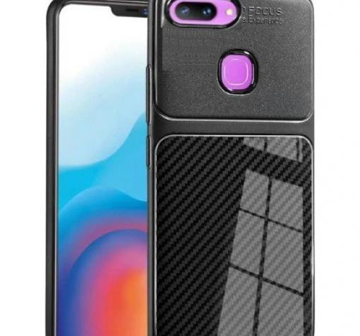 Луксозен силиконов калъф / гръб / TPU за Huawei Y7 2018 / Y7 2018 Prime - черен / Shine carbon