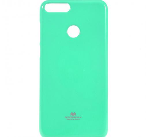 Луксозен силиконов калъф / гръб / TPU Mercury GOOSPERY Jelly Case за Huawei Y7 2018 / Y7 2018 Prime - мента