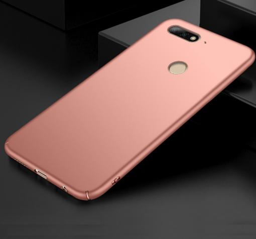 Луксозен твърд гръб за Huawei Y7 2018 / Y7 2018 Prime - Rose Gold