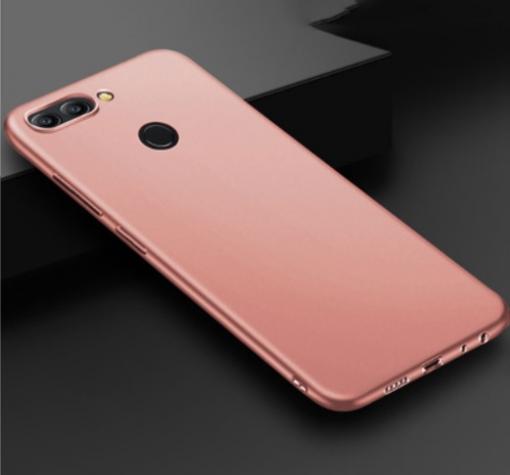 Силиконов калъф / гръб / TPU за Huawei Y7 2018 - Rose Gold / мат