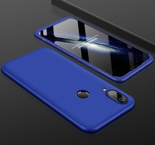 Твърд гръб Magic Skin 360° FULL за Huawei Y7 2019 - син