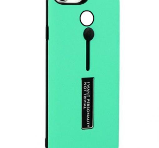 Луксозен гръб Vennus Hybrid Armor със стойка за Huawei Y9 2018 - мента