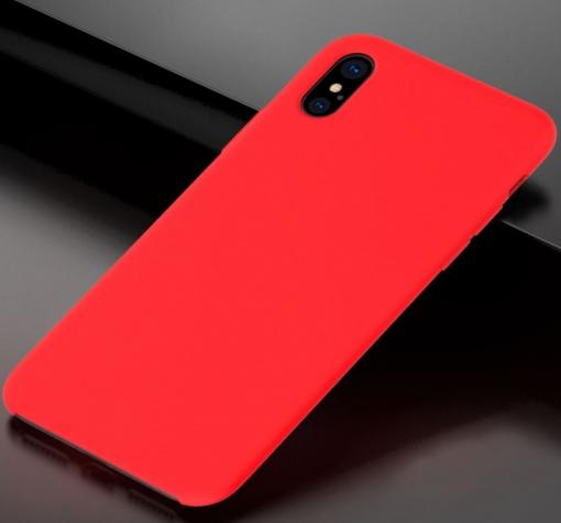 Луксозен гръб TOTU Design Brilliant Series за Apple iPhone X - червен / мат