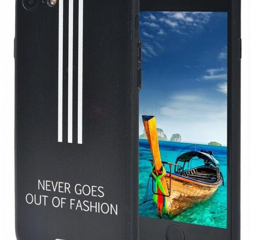 Оригинален гръб REMAX Muke Series за Apple iPhone 7 - черен / Never Goes Out Of Fashion