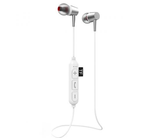 Bluetooth Handsfree / Стерео слушалки Yookie K334 - бели