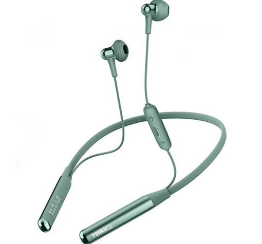 Стерео Bluetooth / Wireless Neckband слушалки Yookie SPORT YKS6 - зелени