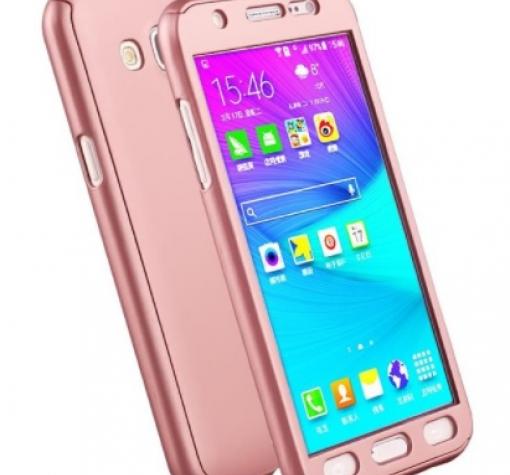 Твърд гръб Magic Skin 360° FULL за Samsung J3 / J3 2016 J320 - Rose Gold