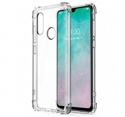 Удароустойчив силиконов калъф за Samsung A20e - прозрачен