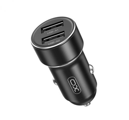 Зарядно устройство за кола адаптер XO CC53 12W с 2 USB изхода 12V / 24V