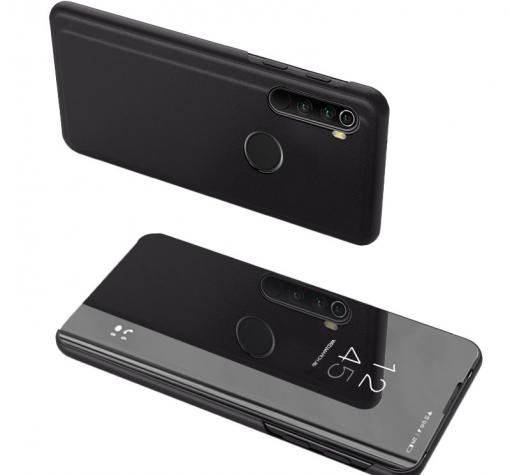 Луксозен калъф Clear View Cover с твърд гръб за Xiaomi Redmi Note 8 / - черен