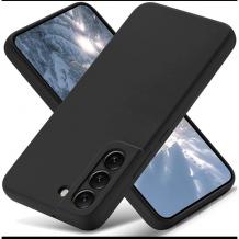 Силиконов калъф / гръб / TPU кейс за Samsung S22 Plus 5G - черен със защита на камерата