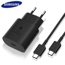 Оригинално зарядно комплект с кабел за Samsung A20e 220V EP-TA800 Super Charge 25W