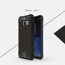 Силиконов гръб TPU Spigen Hybrid с твърда част за Samsung S6 G920 - черен