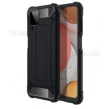 Силиконов гръб TPU Spigen Hybrid с твърда част за Samsung A12 - черен