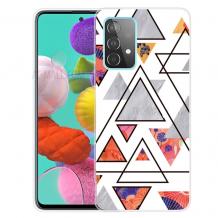 Луксозен силиконов калъф / гръб / TPU Marble за Samsung A72 / A72 5G