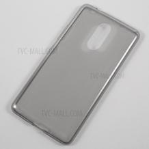 Ултра тънък силиконов калъф / гръб / TPU Ultra Thin за Nokia 5 2017 - сив / прозрачен