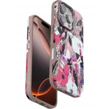 Луксозен гръб / кейс / Flower Series Case с безжично зареждане MagSafe за Apple iPhone 16 Pro (6.3)