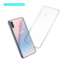 Силиконов калъф / гръб / TPU NORDIC Jelly Case за Samsung A20s - прозрачен