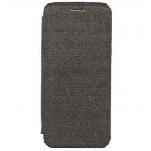 Луксозен калъф Flip тефтер Vennus Cotton Book за Samsung J6 2018 - черен