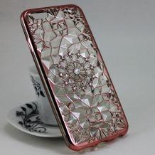 Прозрачен / фигури / Rose Gold кант