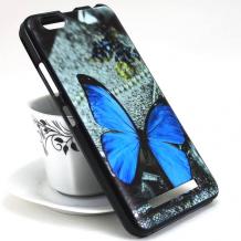 Сив / синя пеперуда