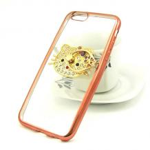 Прозрачен / Hello Kitty / Rose Gold кант