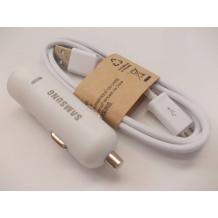 Оригинално зарядно за кола 2A 12-24V за Samsung + Micro USB кабел Samsung Note 2 N7100, Samsung G900 S5, Samsung S3 i9300, Samsung Note 3 N9005, Samsung S4 i9505, Samsung S4 mini i9195, Samsung Core i8262