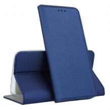 Кожен калъф Magnet Book със стойка за Samsung A54 5G - син