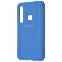 Оригинален гръб Silicone Cover за Samsung A9 A920F 2018 - син