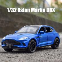 Метална кола с отварящи се врати капаци светлини и звуци Aston Martin DBX SUV 1:32