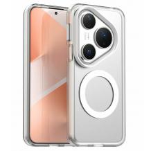 Удароустойчив калъф / кейс със MagSafe за Huawei Pura 80 Pro / Pura 80 Ultra – Прозрачен гръб