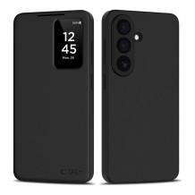 Луксозен активен калъф за Samsung S26 Smart Wallet Book - Черен