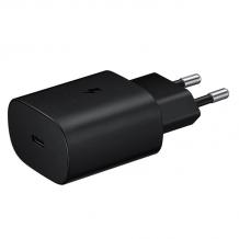 Оригинално зарядно / адаптер / 220V за Samsung A32 Type-C 25W - черно